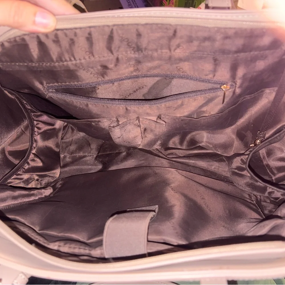 Lovevook Taupe Tote Bag for Women